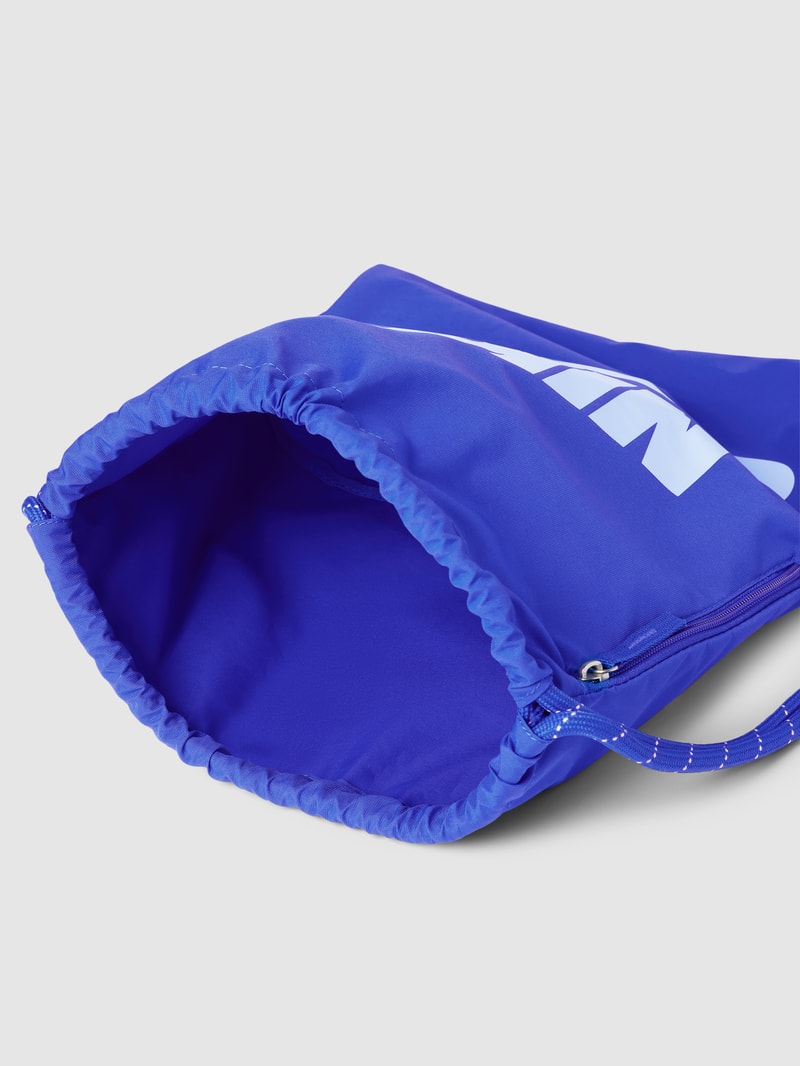 Rucksack mit Label-Print Modell 'Heritage' in royalblau
