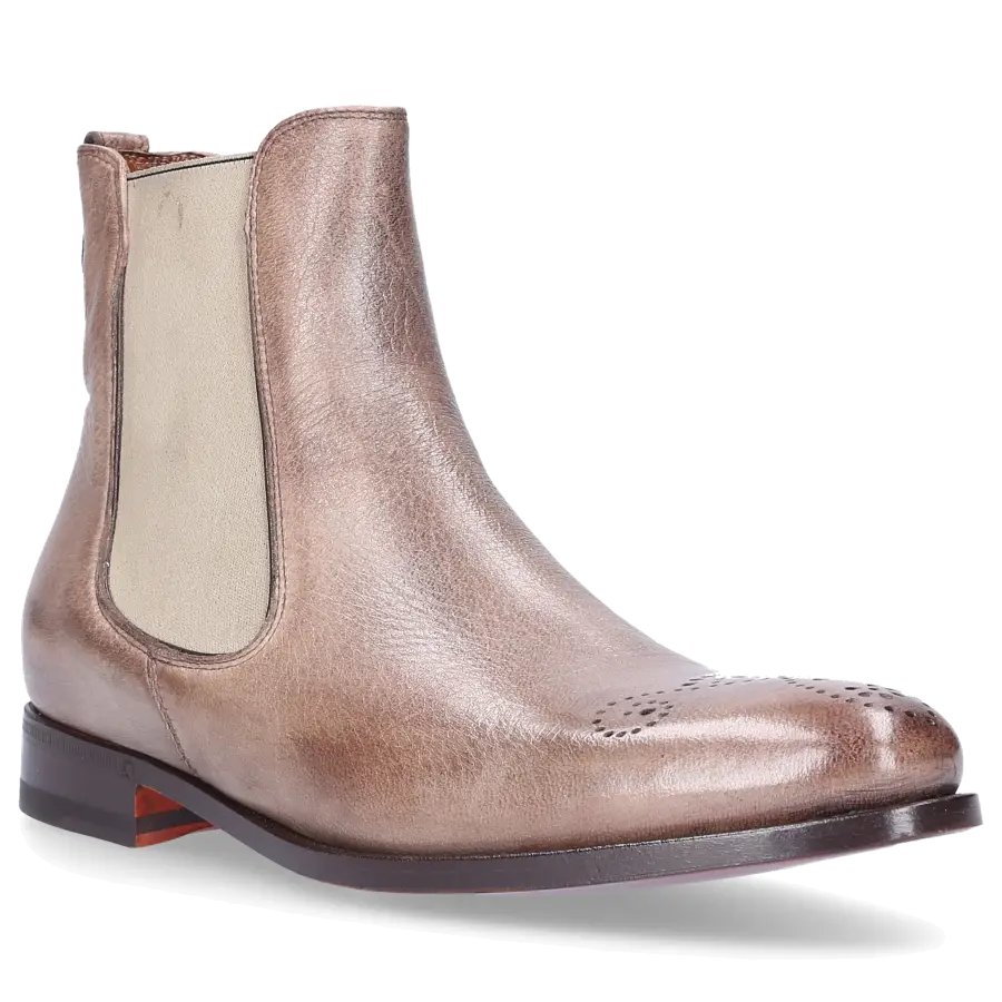 Benson's - Chelsea Boots CERVO Kalbsleder - beige