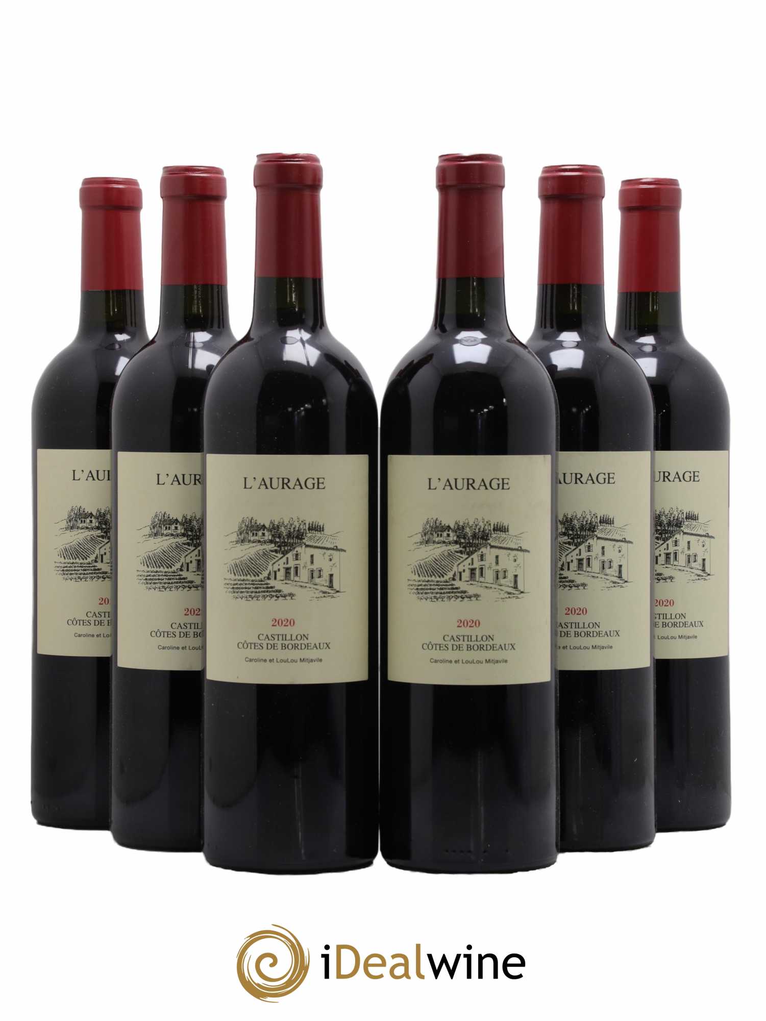 L'Aurage  2020 - Lot de 6 Bouteilles