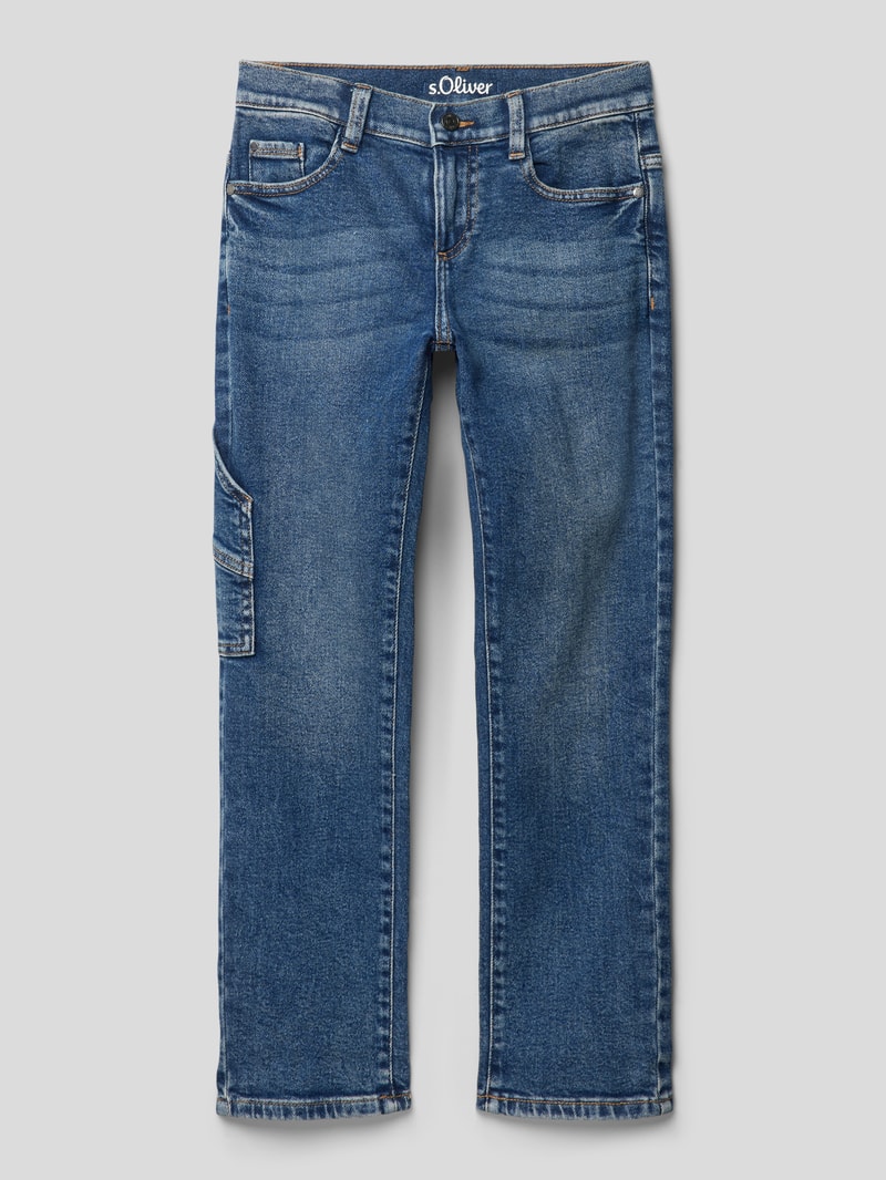 Hose mit Cargotasche in blau