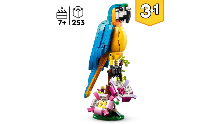 LEGO Creator 3in1 31136 Exotischer Papagei