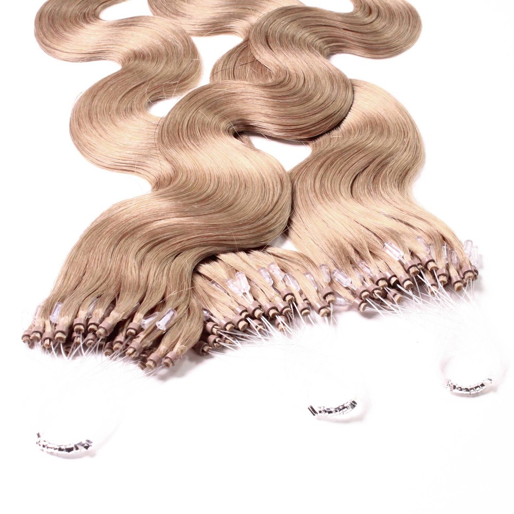 hair2heart Extensions à froid cheveux naturels #12 Blond miel 0.5g extensions