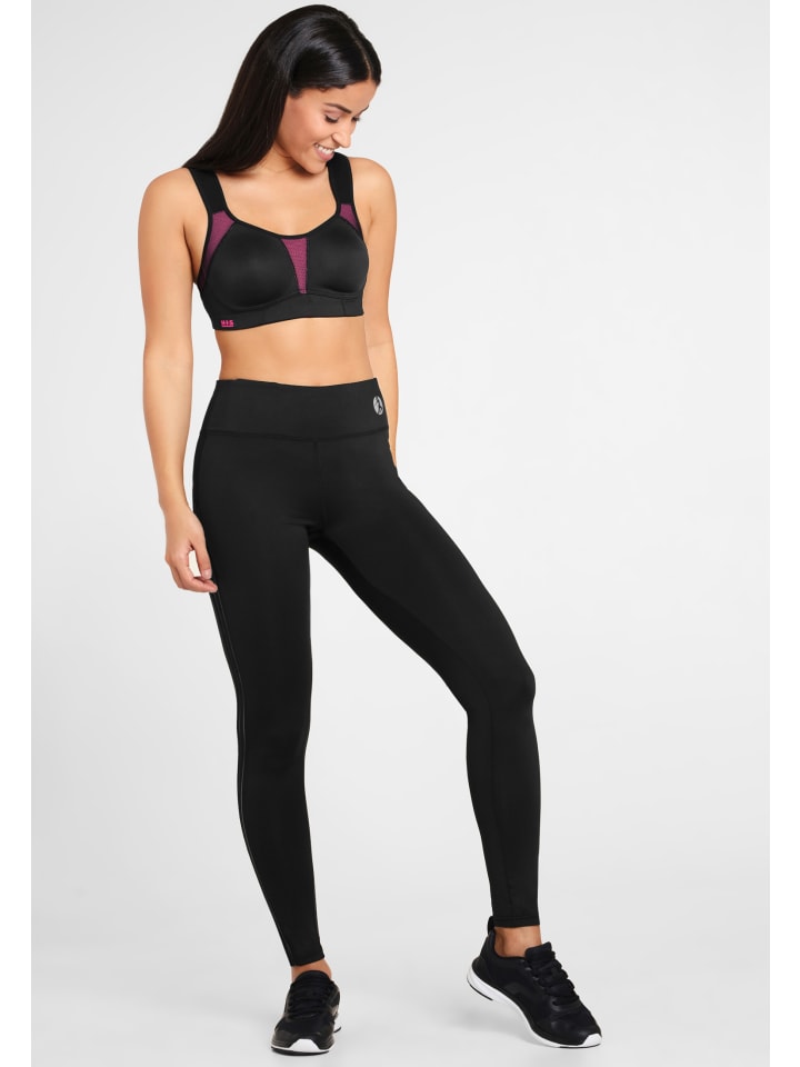 H.I.S Sport-BH in schwarz-pink günstig kaufen