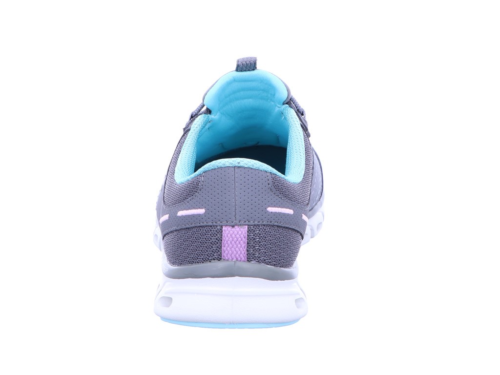 SKECHERS Komfort Schnürer bunt GLIDE STEP - JUST BE YOU,Grau