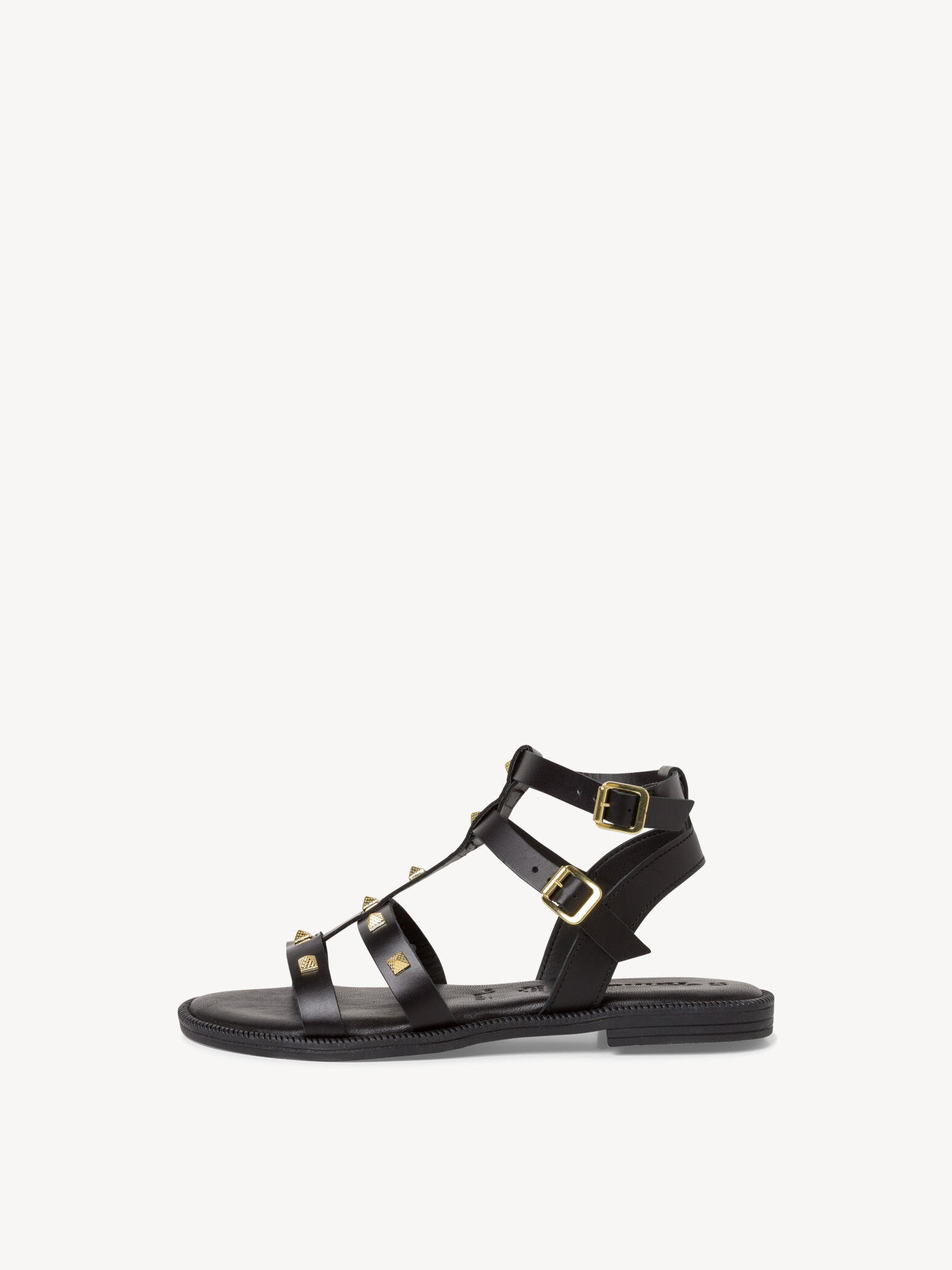Sandale en cuir - noir