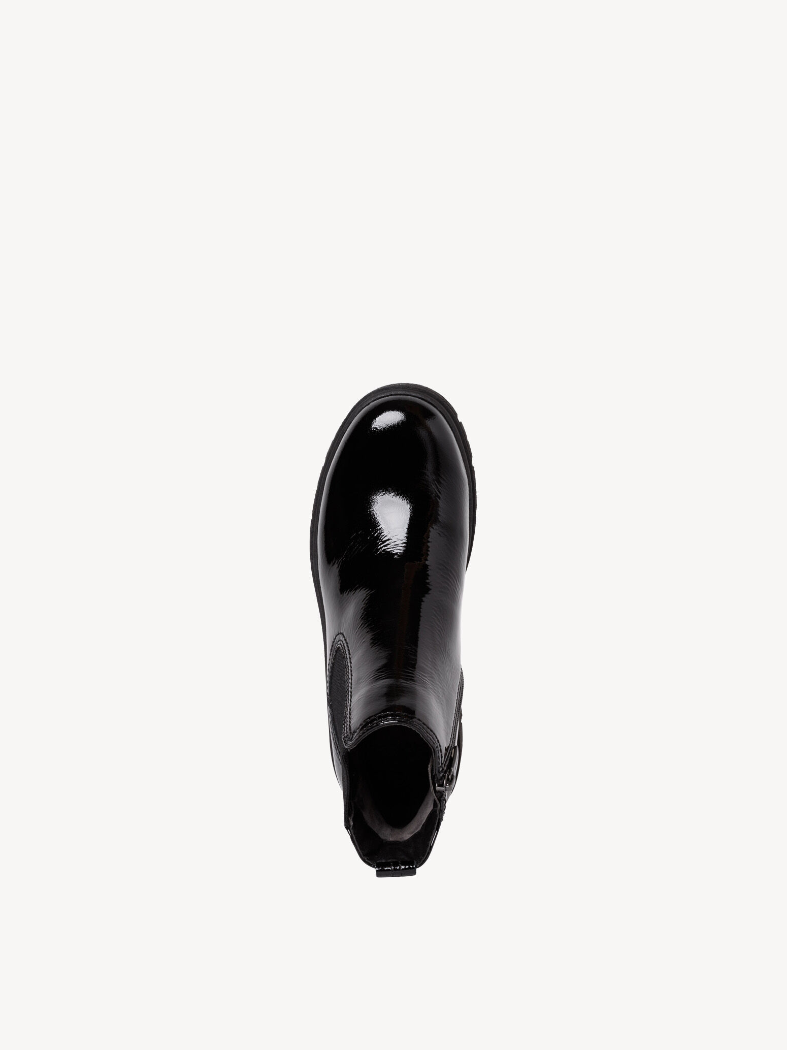 Bottine Chelsea en cuir - noir
