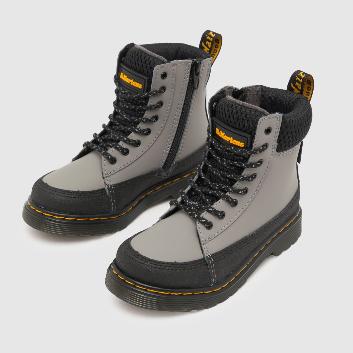 Dr. Martens világosszürke 1460-as galléros kisgyermek csizma