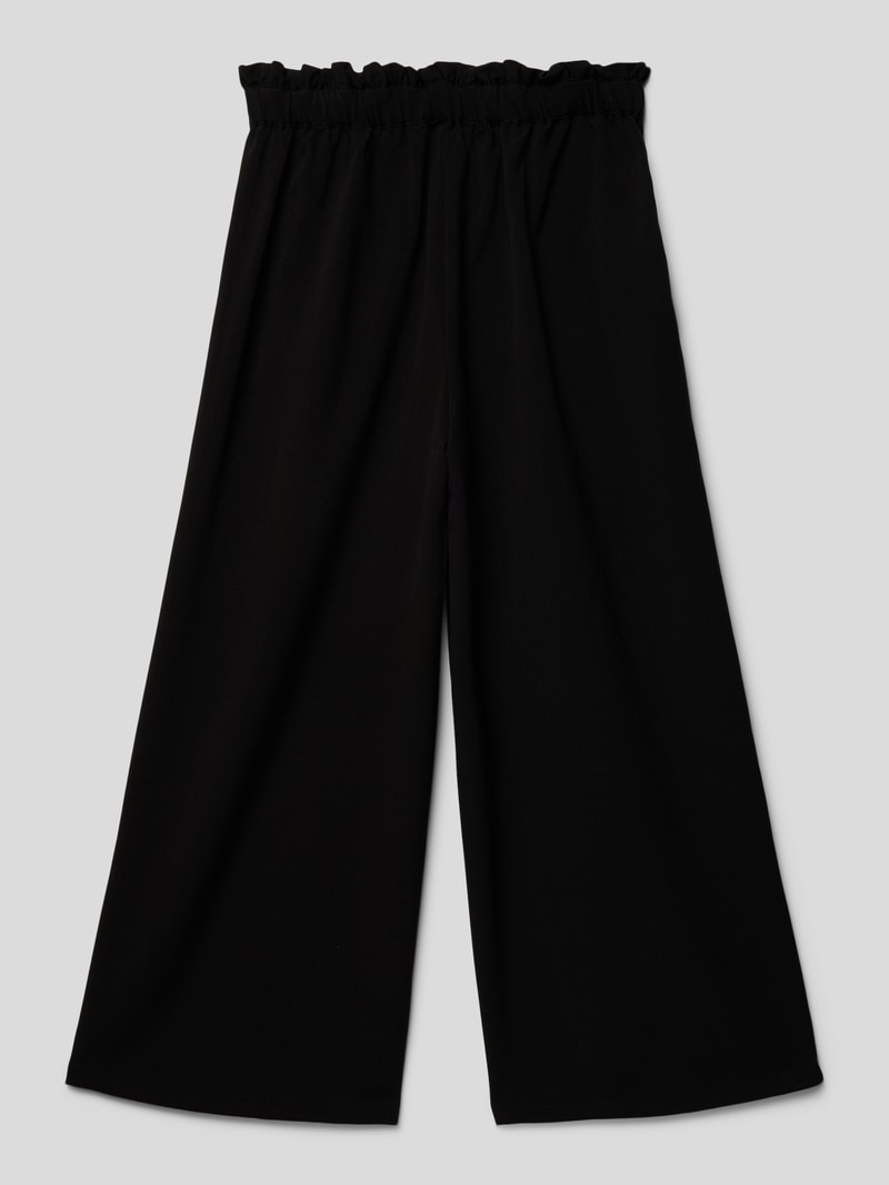 Stoffhose mit Knopfleiste Modell 'GIL' in schwarz