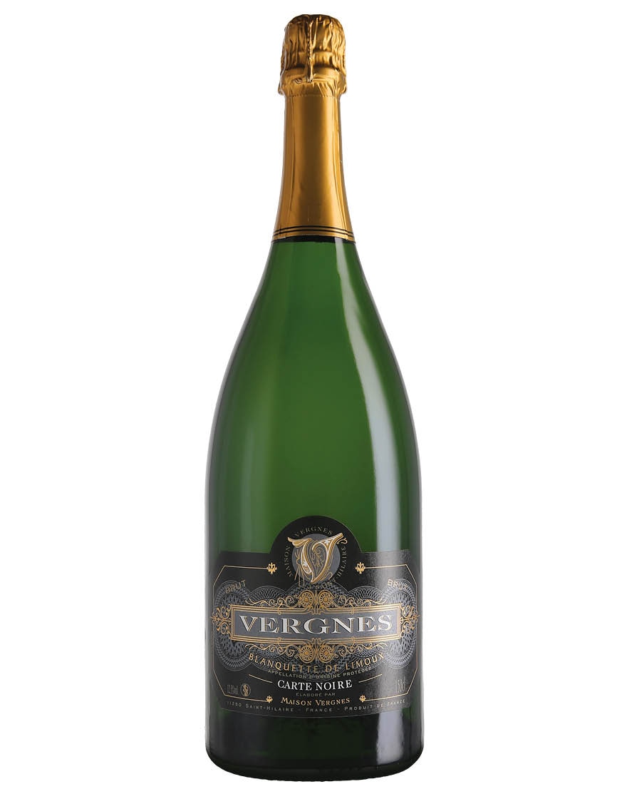 Blanquette de Limoux Brut  AOC Carte Noir Vergnes Magnum 1,5 ℓ