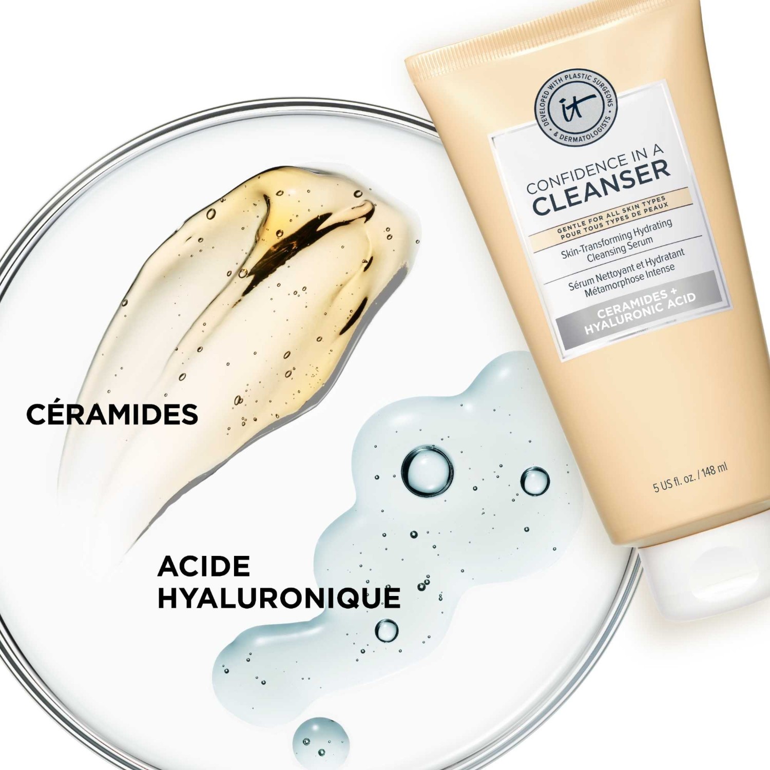 IT Cosmetics senėjimą stabdantis valomasis gelis
