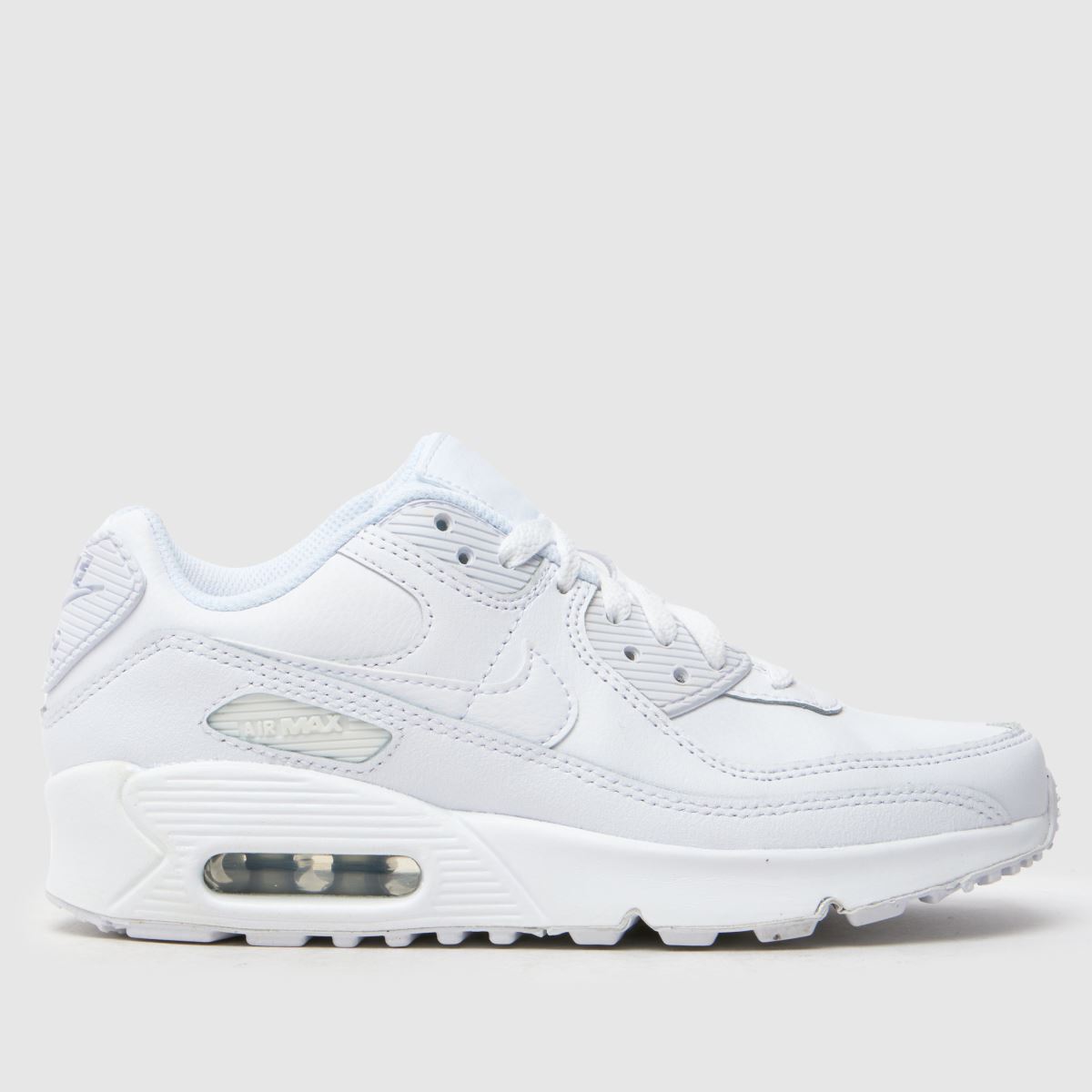 Nike vita Air Max 90 ungdomsskor