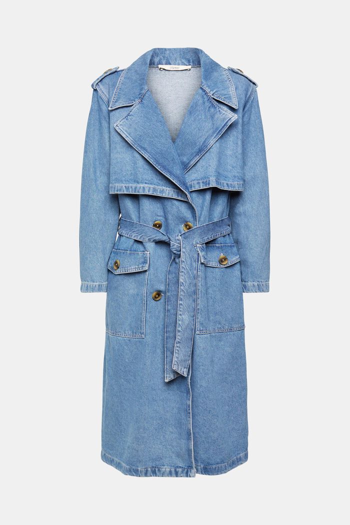 Denim-Trenchcoat