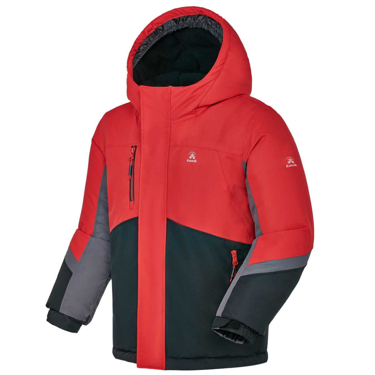 Kamik DAMIEN Winterjacke rot