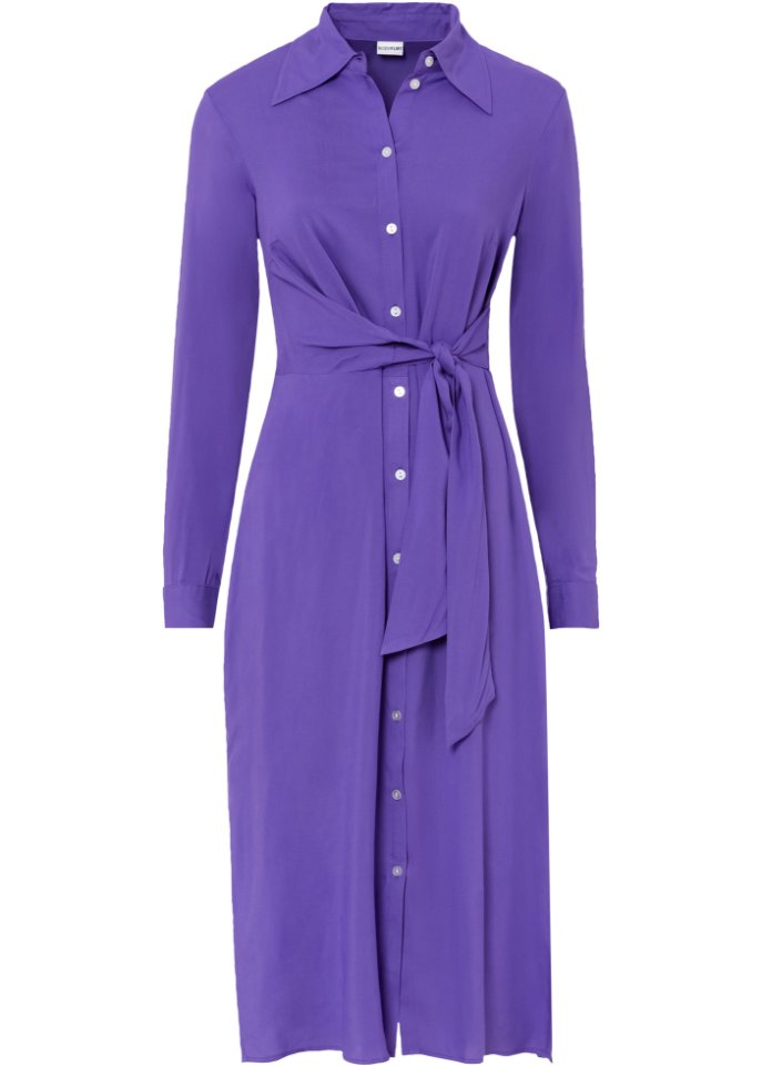 Blusenkleid mit Knotendetail