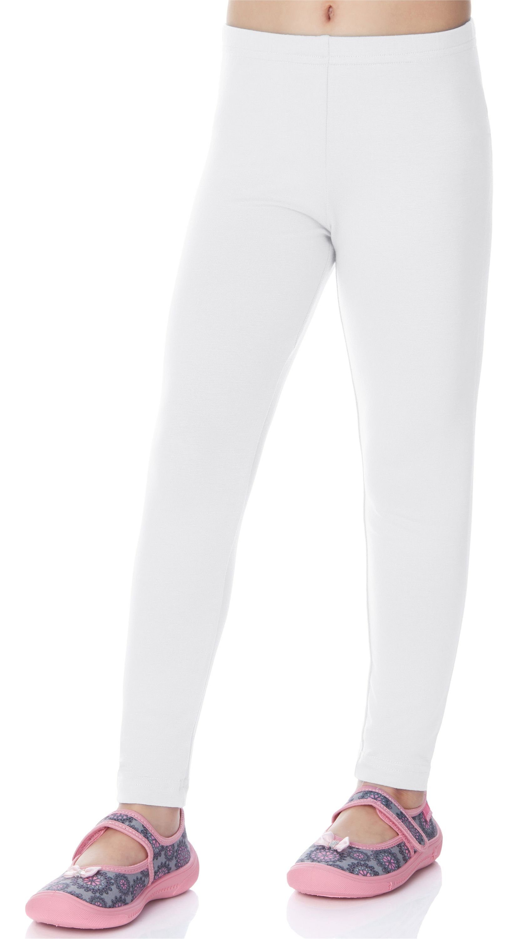 Merry Style Leggings Mädchen Lange Leggings aus Viskose MS10-130 (1-tlg) elastischer Bund