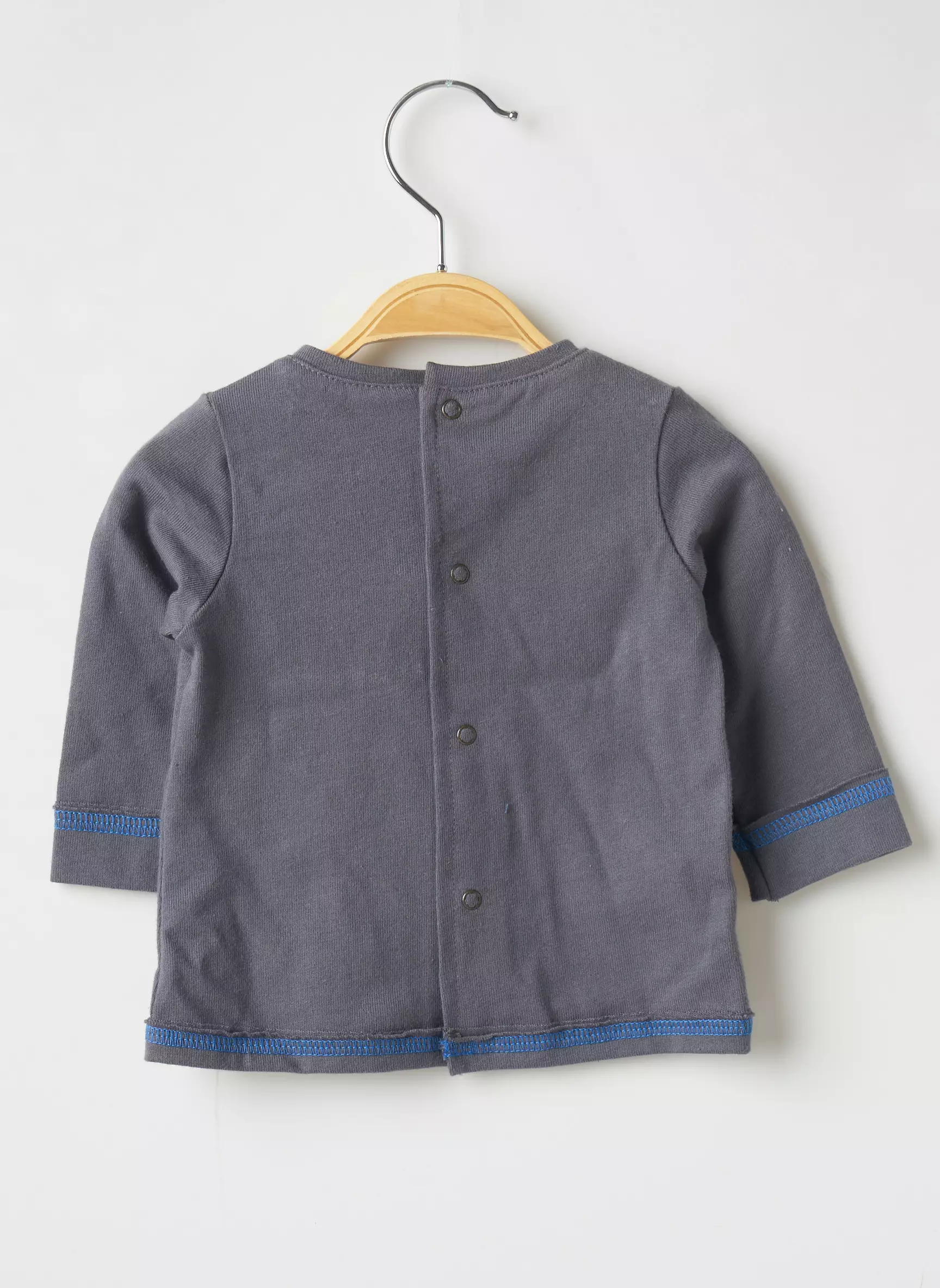 3 Pommes Tshirts Garcon couleur gris