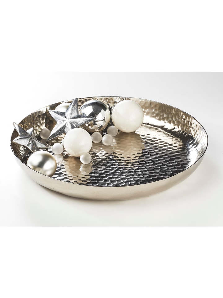 kobolo Dekoschale XMASTRAY34 in Silber günstig kaufen onesize