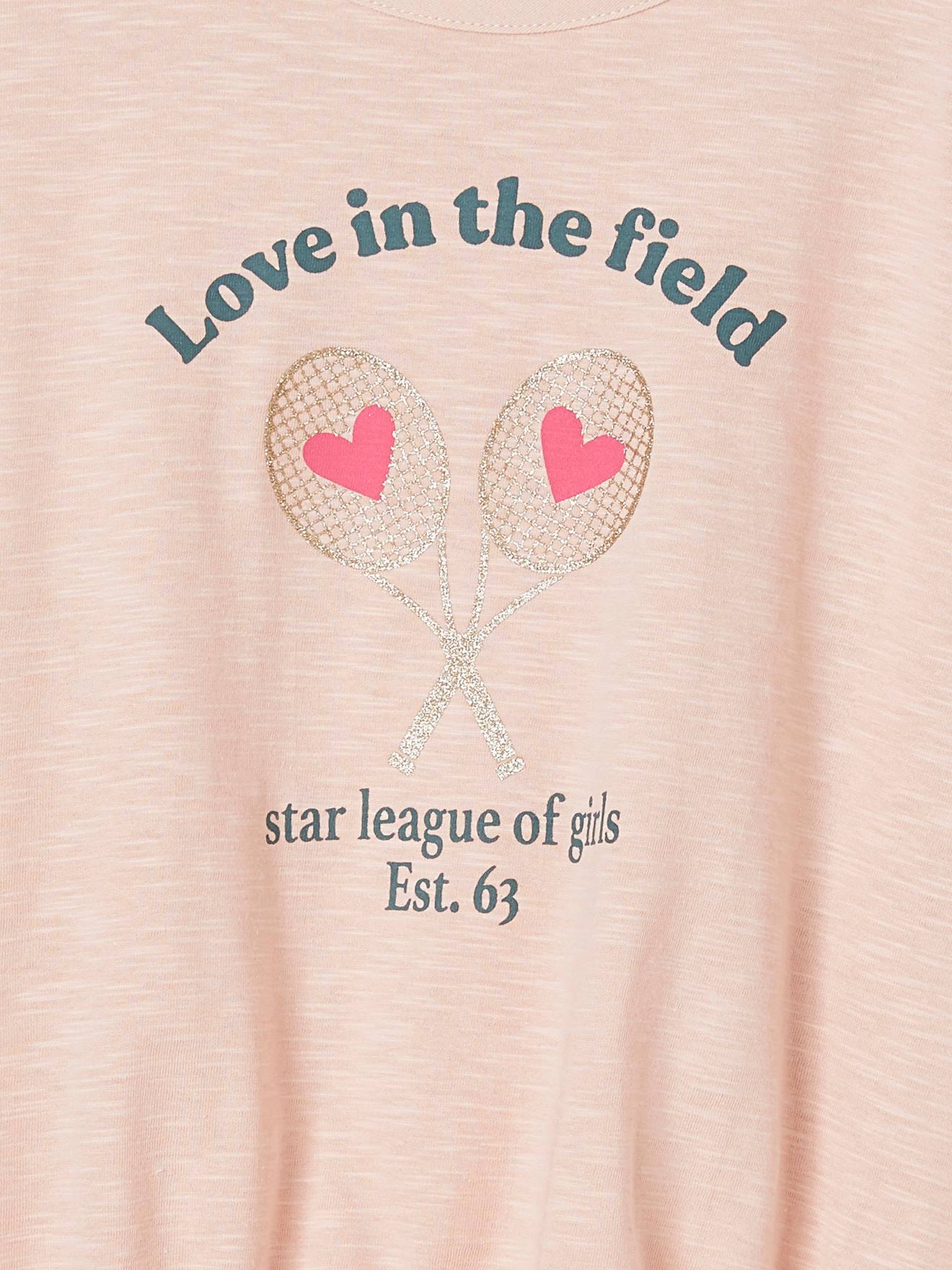 Vertbaudet Mädchen Sport-Shirt - pudrig rosa