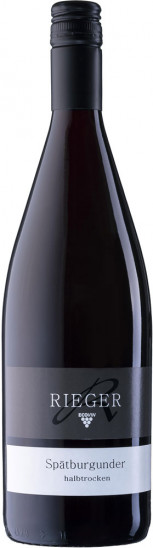 2021 Spätburgunder halbtrocken Bio 1,0 L - Weingut Rieger