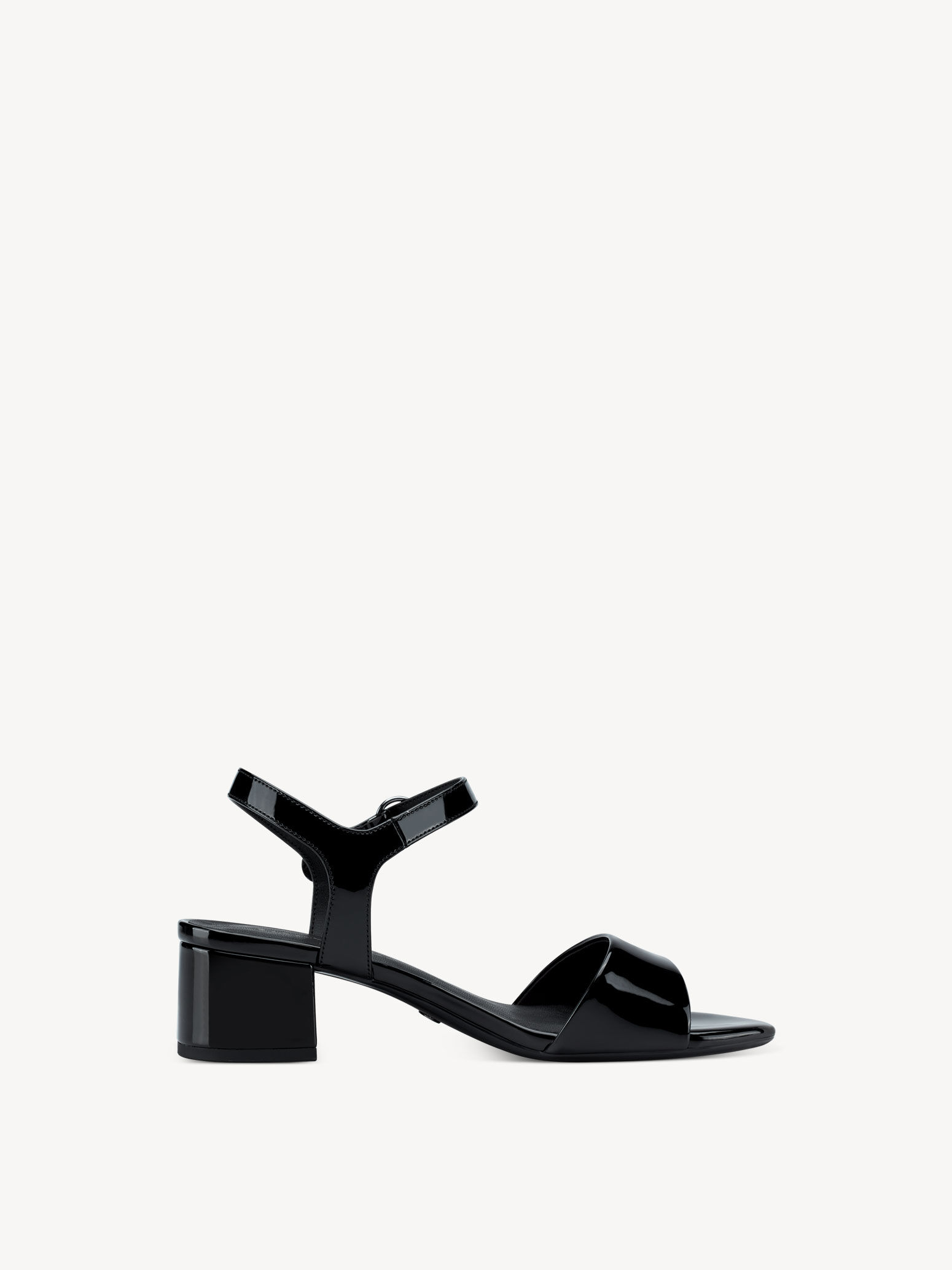 Sandale à talon - noir