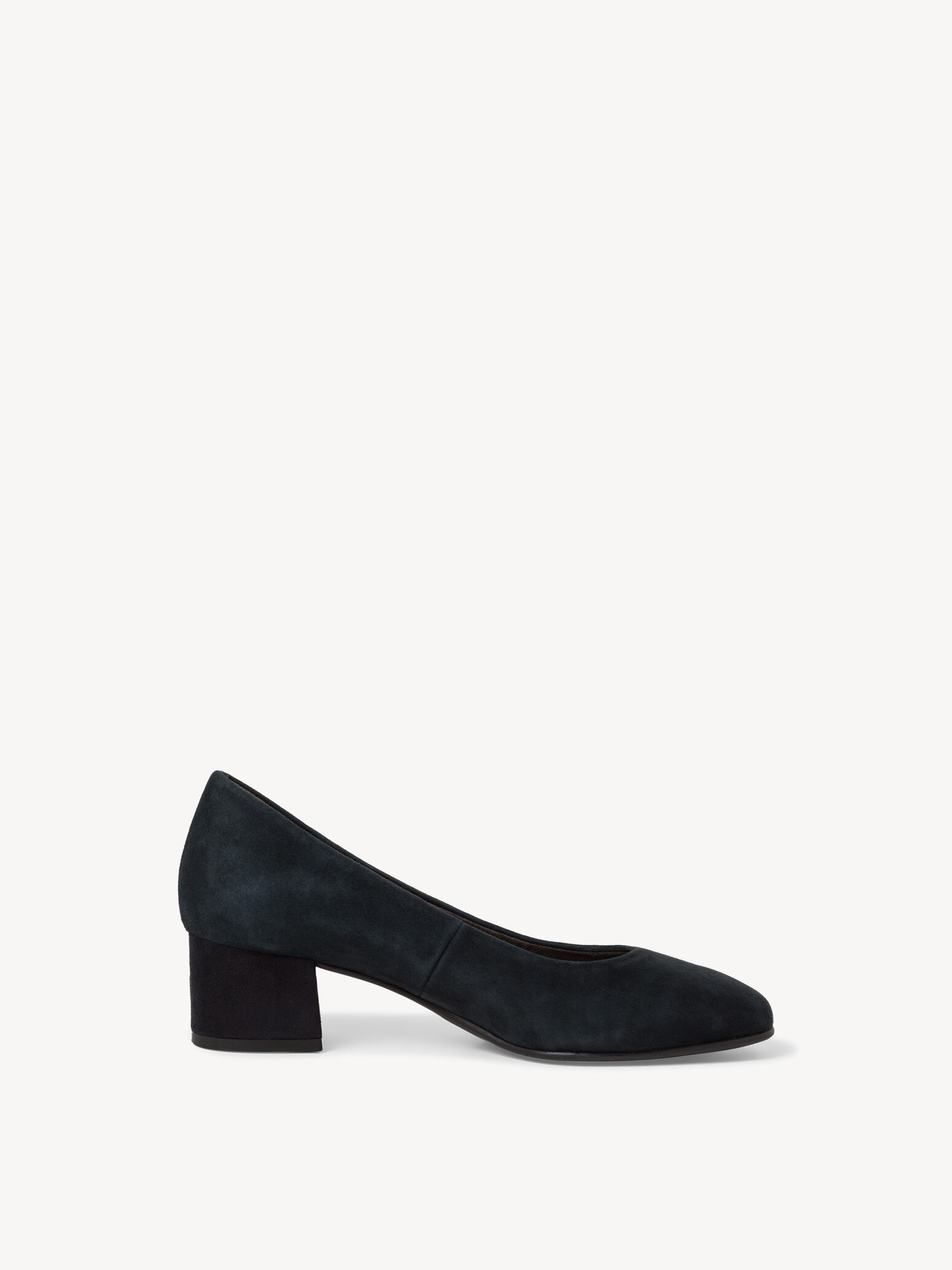 Escarpin en cuir - bleu