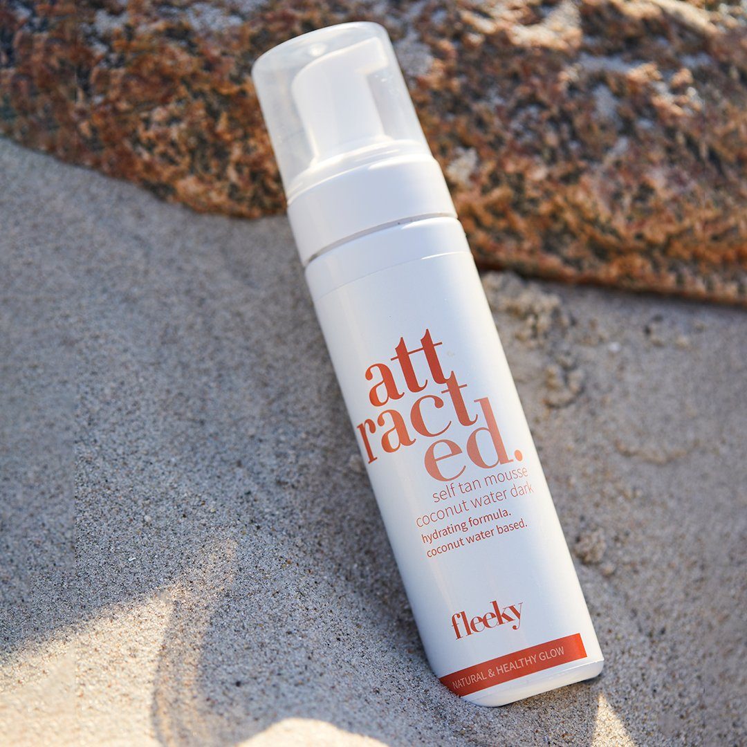 fleeky Selbstbräunungsmousse Self Tan Mousse mit Kokosnuss Extrakt, 1-tlg.