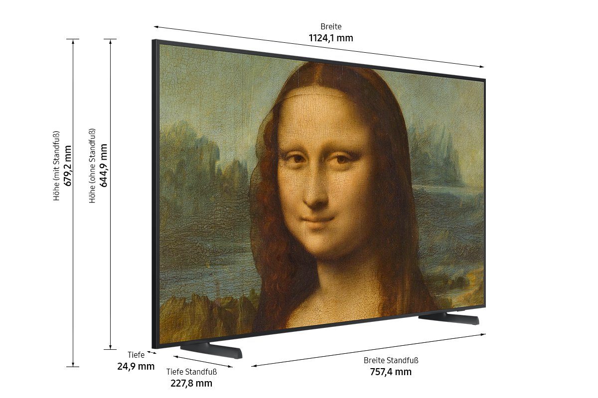 Samsung GQ50LS03BAU LED Lifestyle Fernseher (125 cm/50 Zoll, Smart-TV, Quantum Prozessor 4K,Mattes Display,Quantum HDR)
