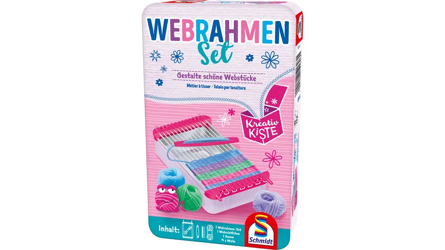 Schmidt Spiele - Kreativ Kiste - Webrahmen Set