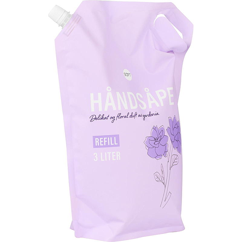 Soft Håndsåpe 3 l refill Gardenia
