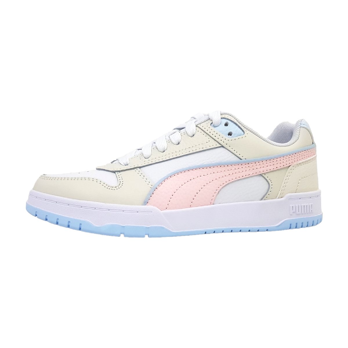 Puma Rebound Game Low 386373 Weiß 023 White/ Pink