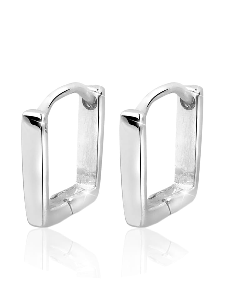 Elli Ohrringe 925 Sterling Silber Viereck, Geo in Silber günstig kaufen onesize