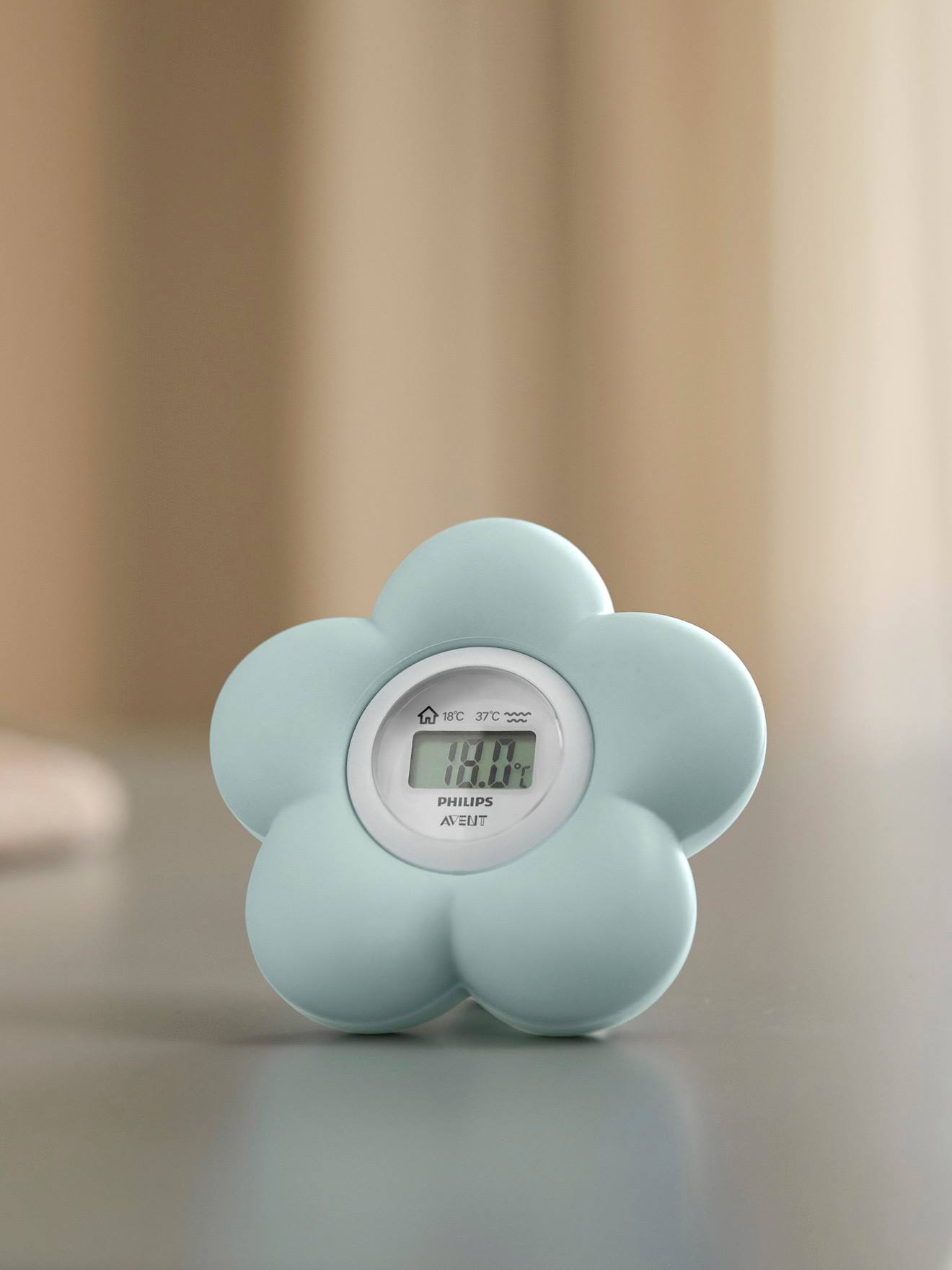 Thermomètre numérique 2 en 1 Philips AVENT forme fleur vert