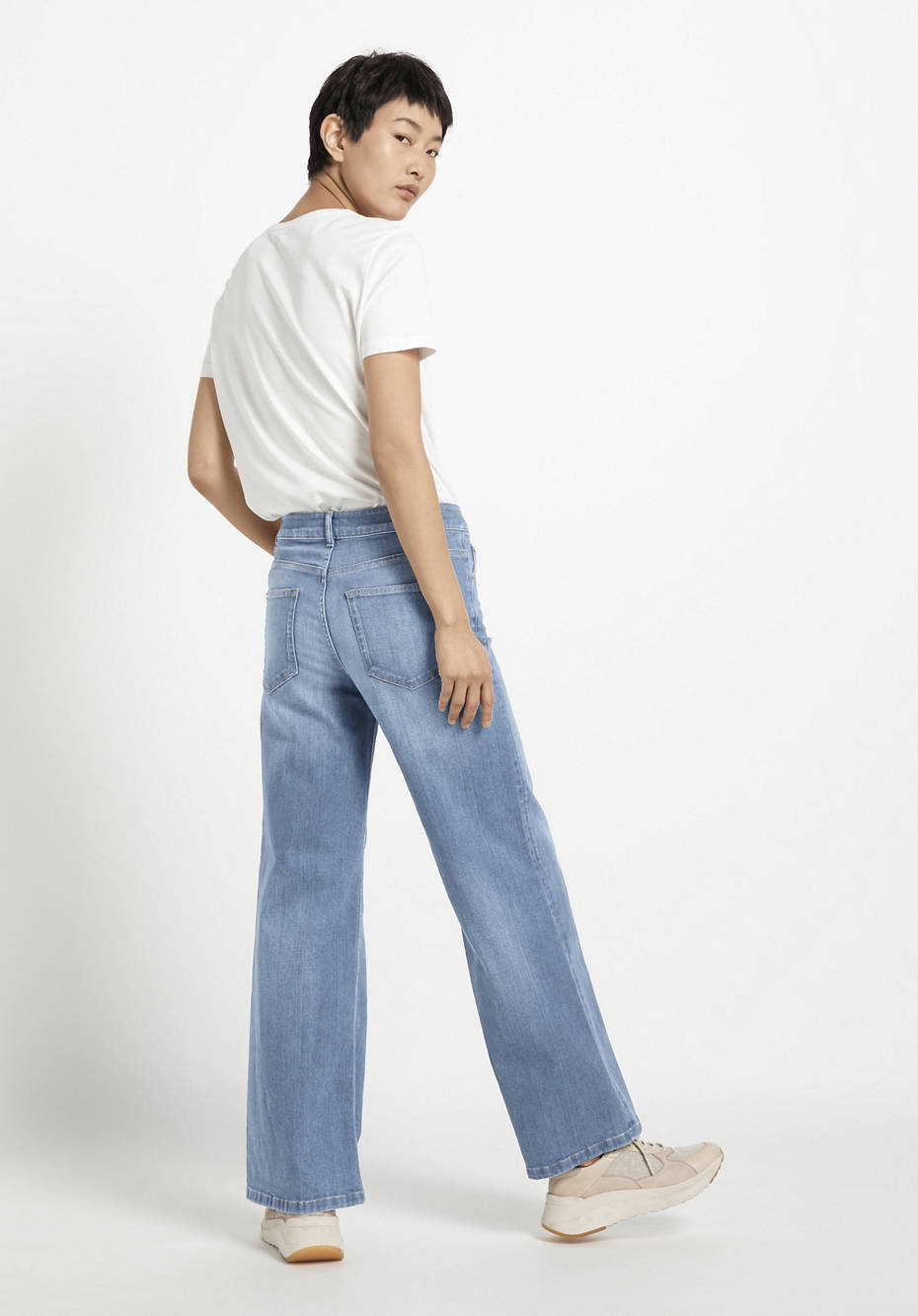 Jeans ALVA Mid Rise Wide Leg aus Bio-Denim