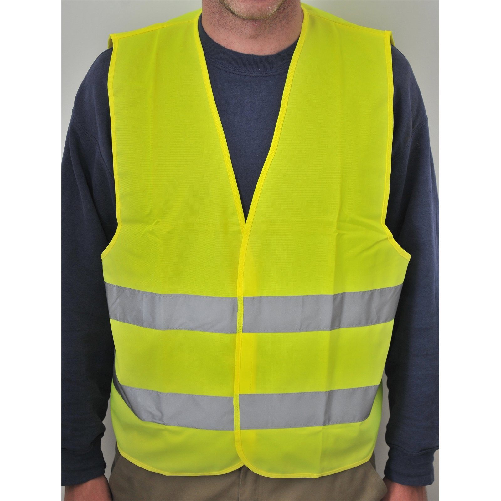 HTI-Line Warnweste Sicherheitswarnweste Neon