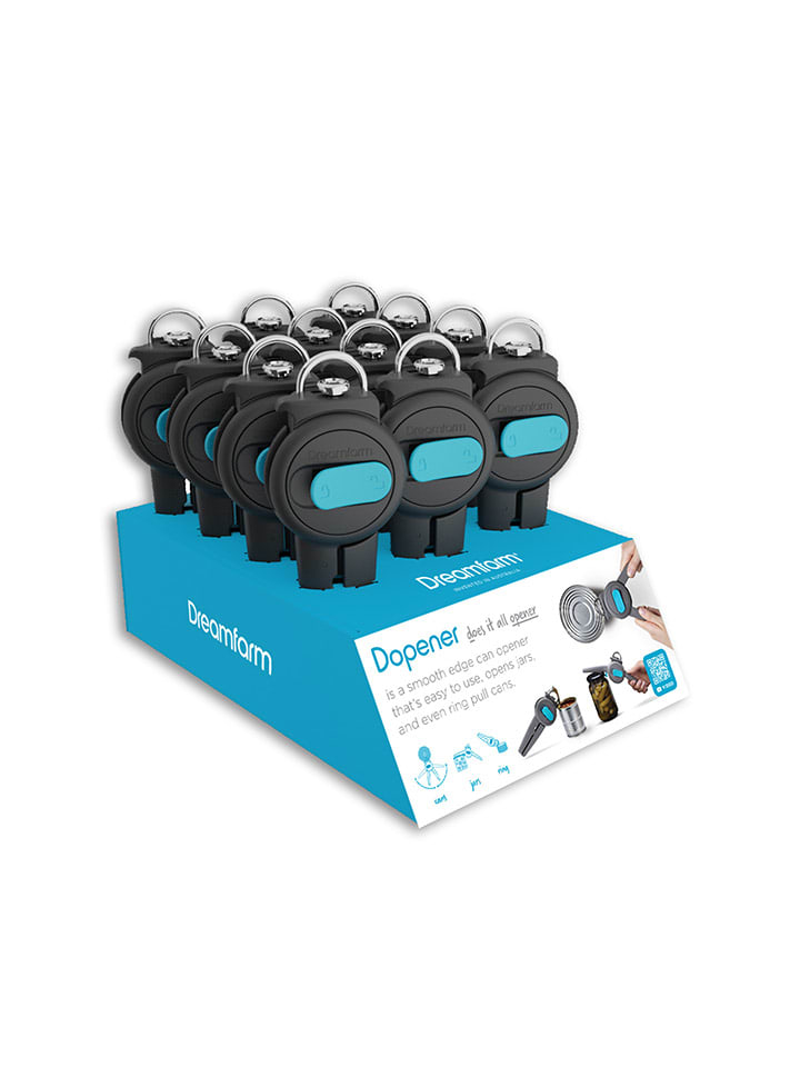 Dreamfarm Dosenöffner ''Dopener'' in Schwarz - (B)6,8 x (H)2 x (T)19,5 cm günstig kaufen onesize