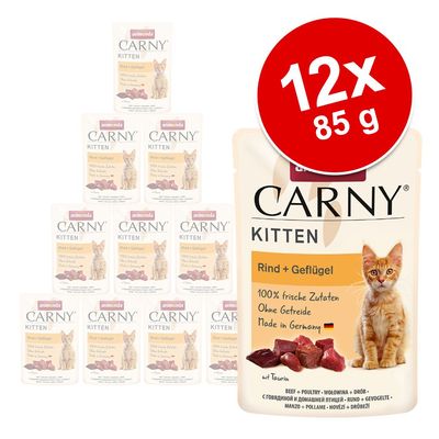 Animonda Carny Kitten Pouch 12 x 85 g