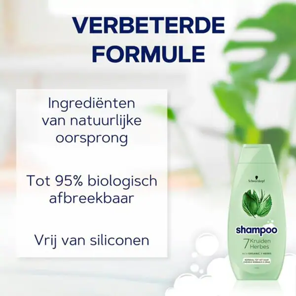 Schwarzkopf 7 Herbs Shampoo 400ml