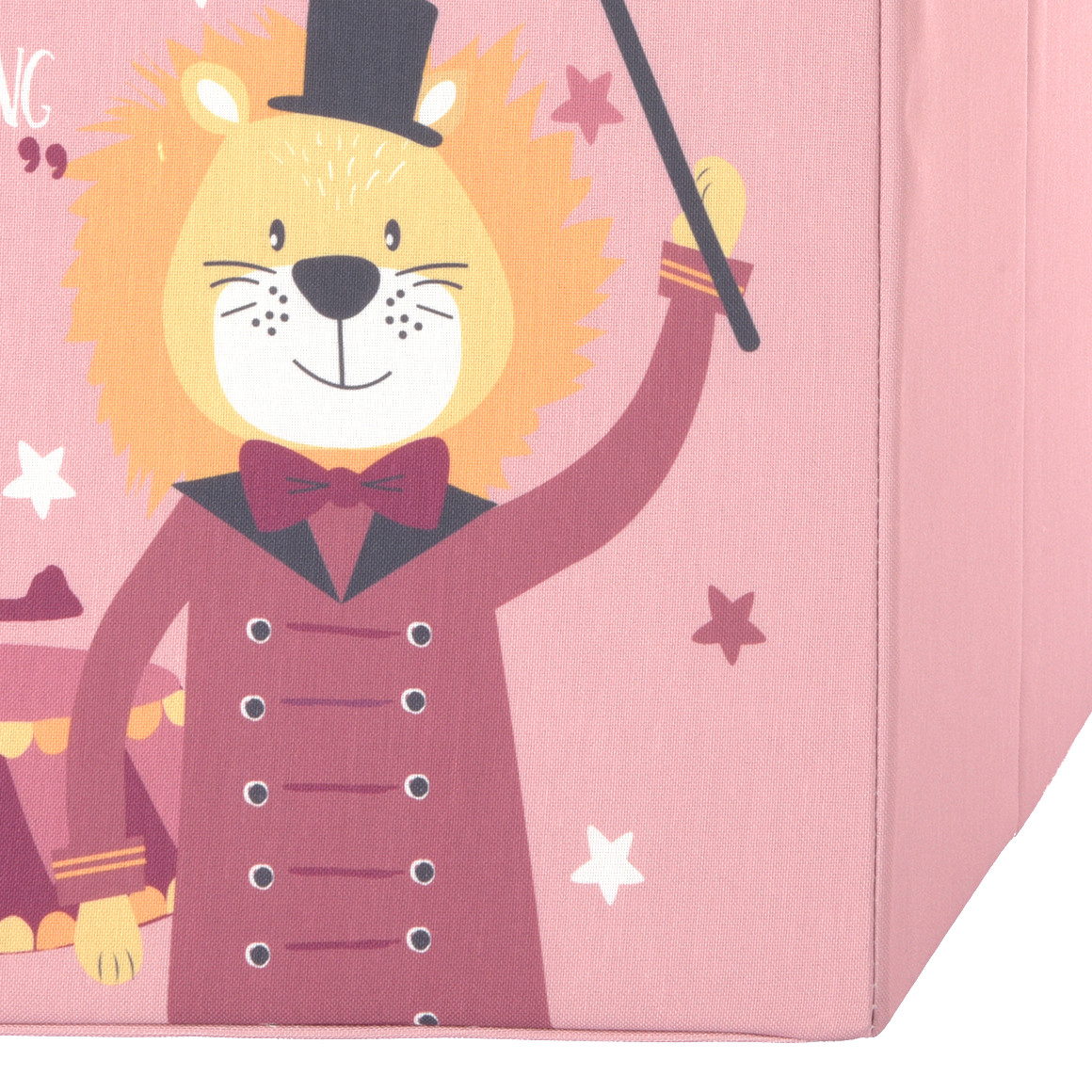 Große Aufbewahrungsbox mit Zirkus-Motiv