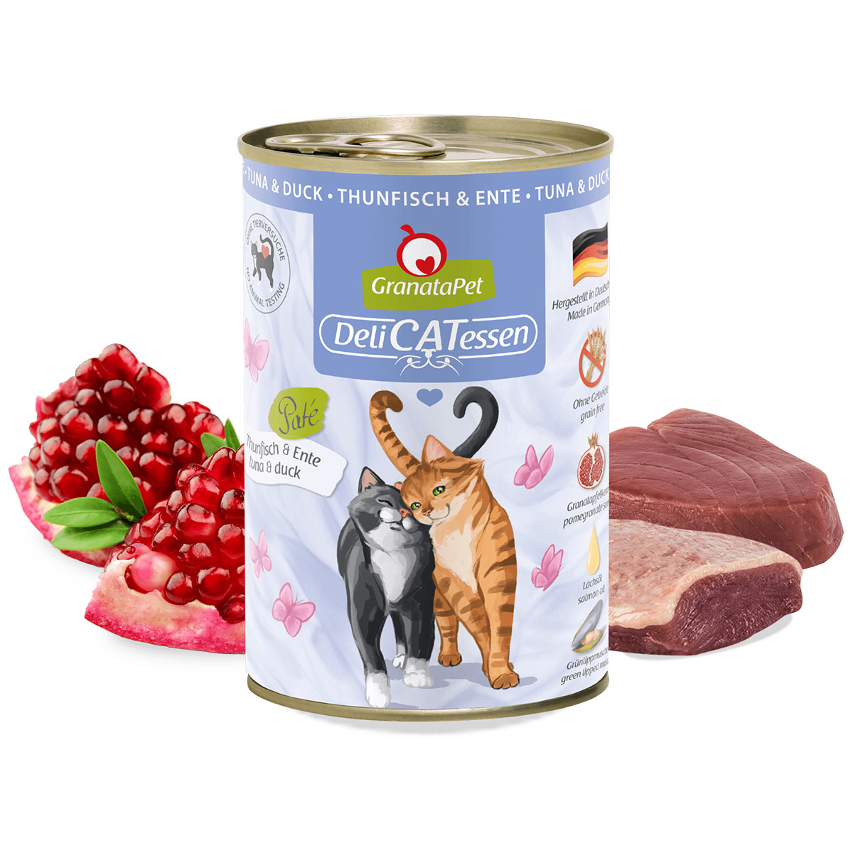 GranataPet Katze - Delicatessen Dose Thunfisch & Ente