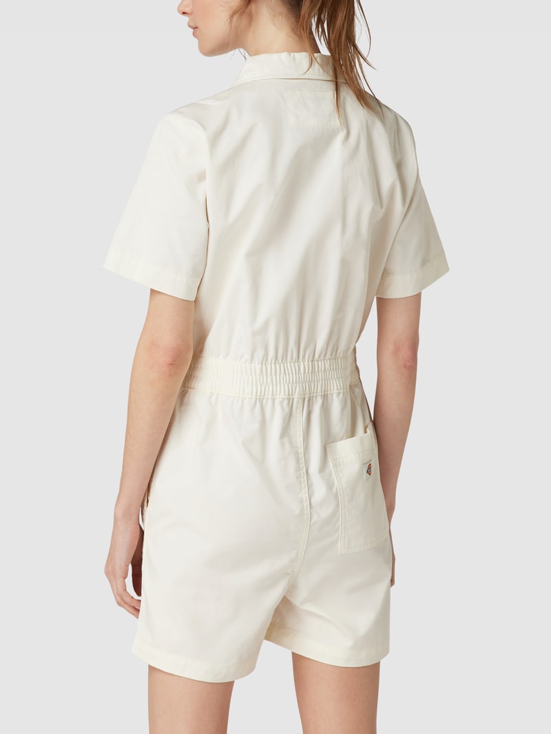 Jumpsuit mit Reißverschluss Modell 'VALE' in ecru