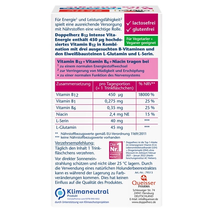 B12 Intense Vita-Energie Trinkfläschchen