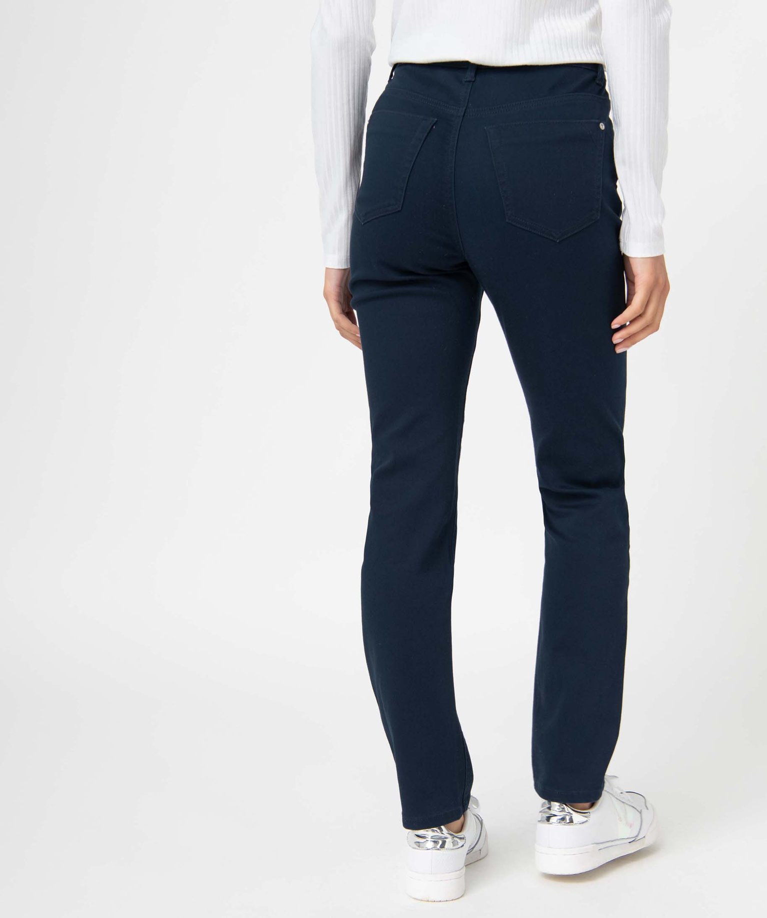 Pantalon femme coupe Regular - Longueur L26 bleu | GEMO