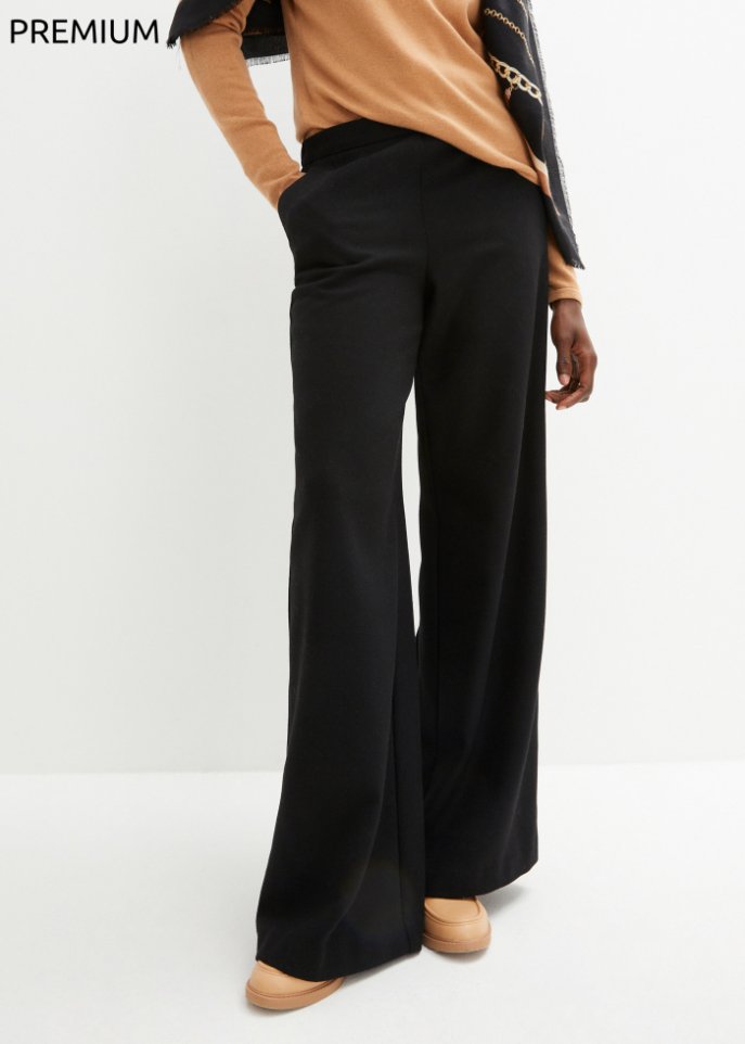 Marlenehose mit Wollanteil