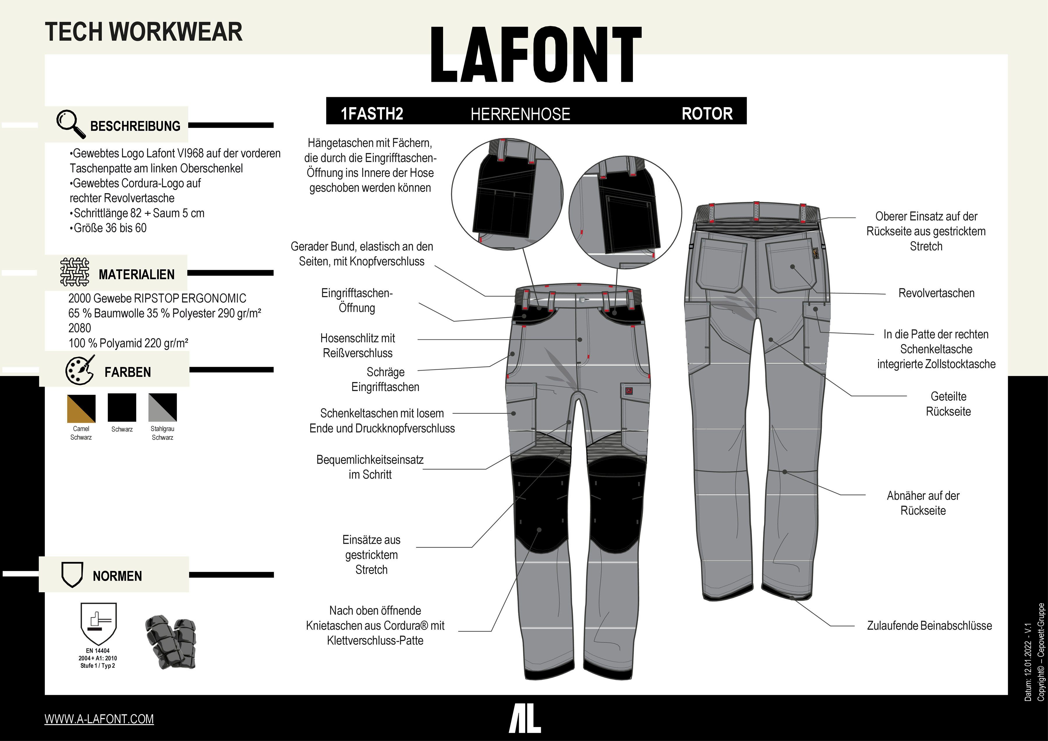 Lafont Arbeitsbundhose 
