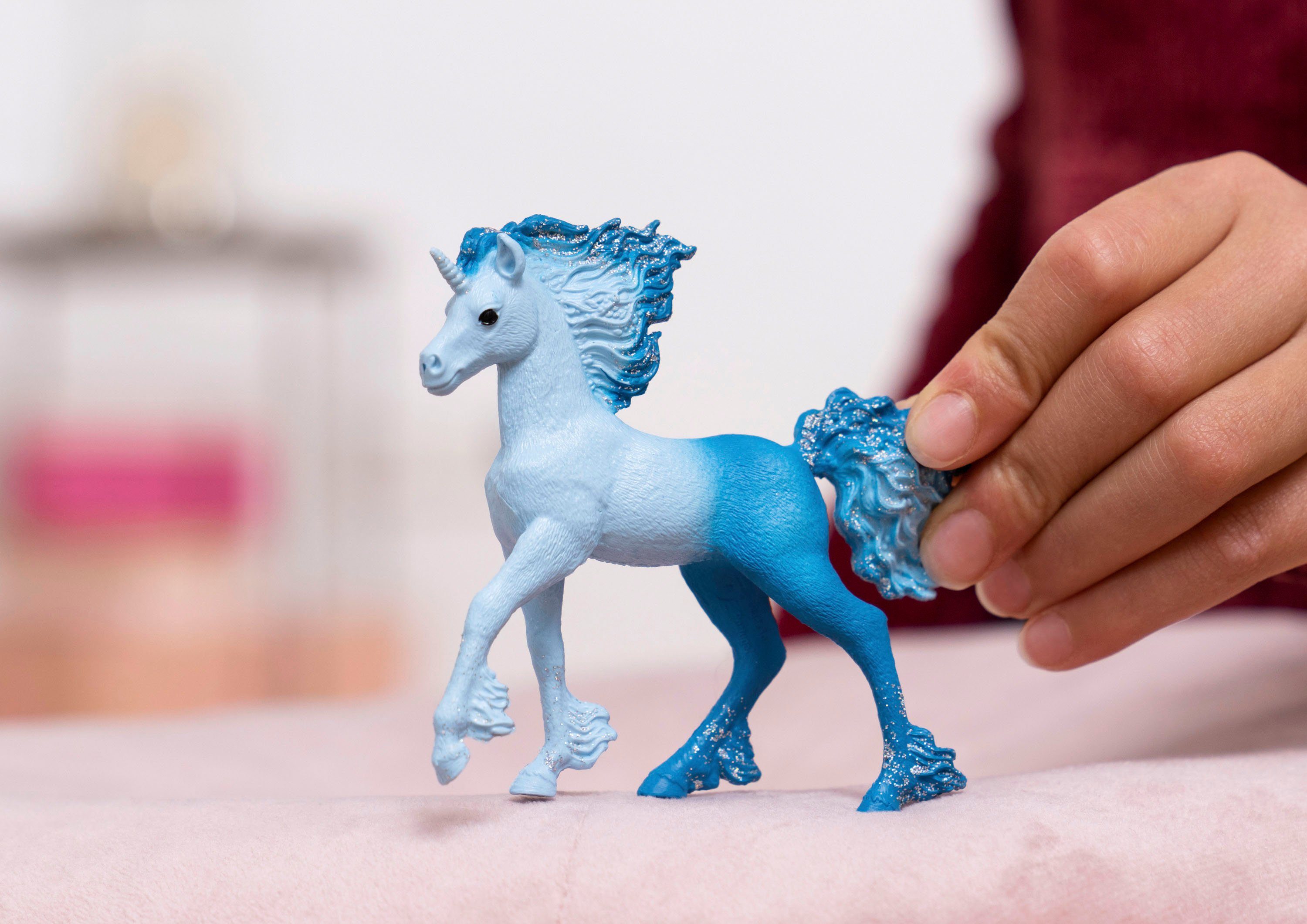 Schleich® Spielfigur BAYALA®, Elementa Wasserflammeneinhorn Fohlen (70758)