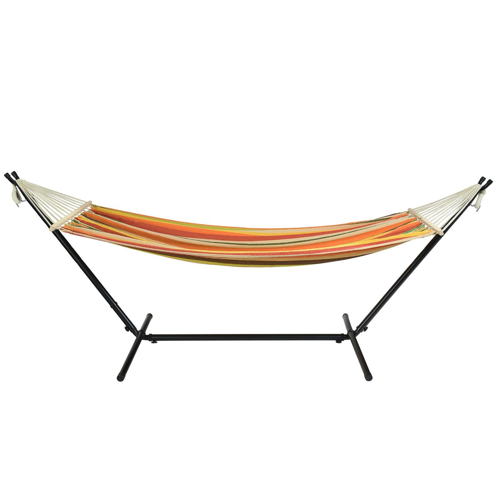 BRAST Hängematte mit Gestell XXL für 2 Personen, viele Modelle, Tragkraft 300kg (inkl. Transporttasche, In-Outdoor Doppelhängematte), Ideal für Balkon, Terrasse, Garten Camping