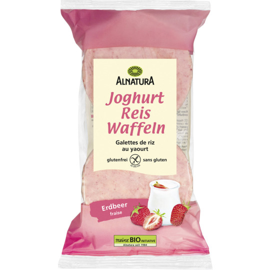 Alnatura Bio Reiswaffeln Joghurt Erdbeer 100G