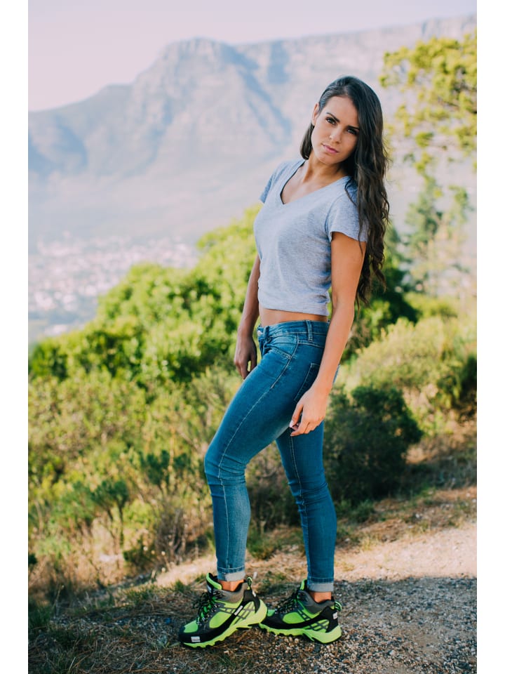GUGGEN MOUNTAIN Wanderschuhe Uni in Grün günstig kaufen
