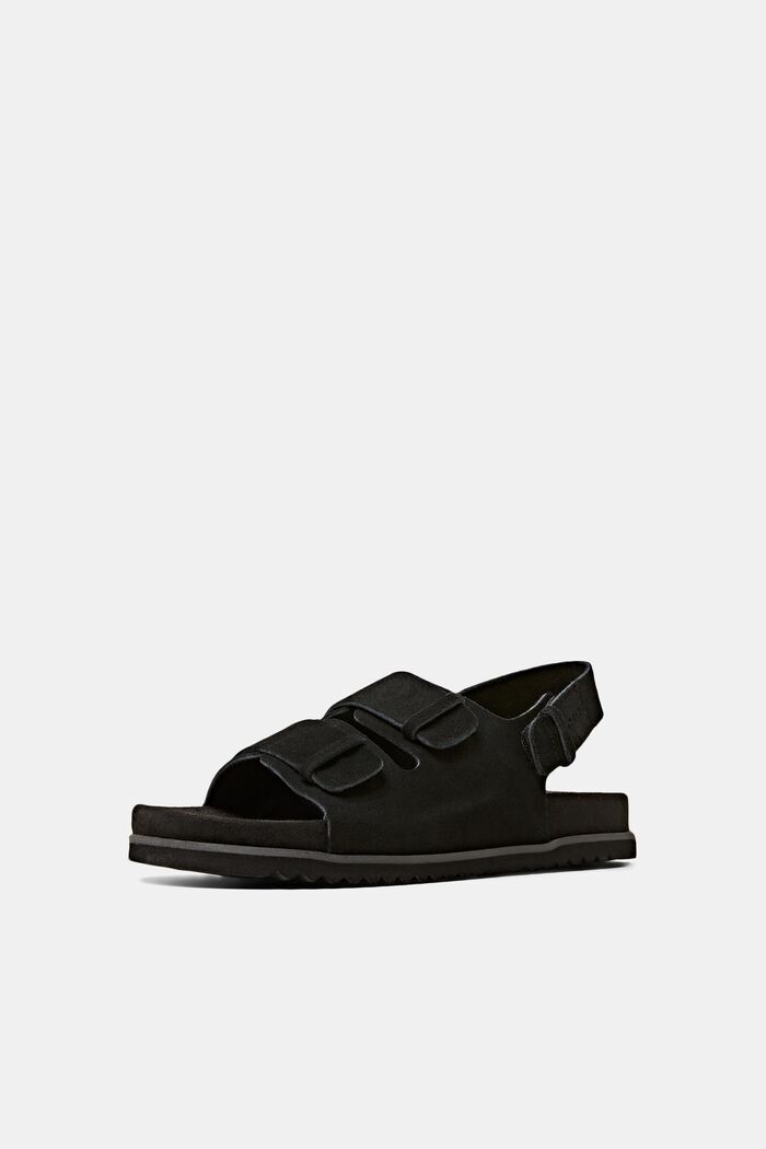 Sandalen aus Veloursleder