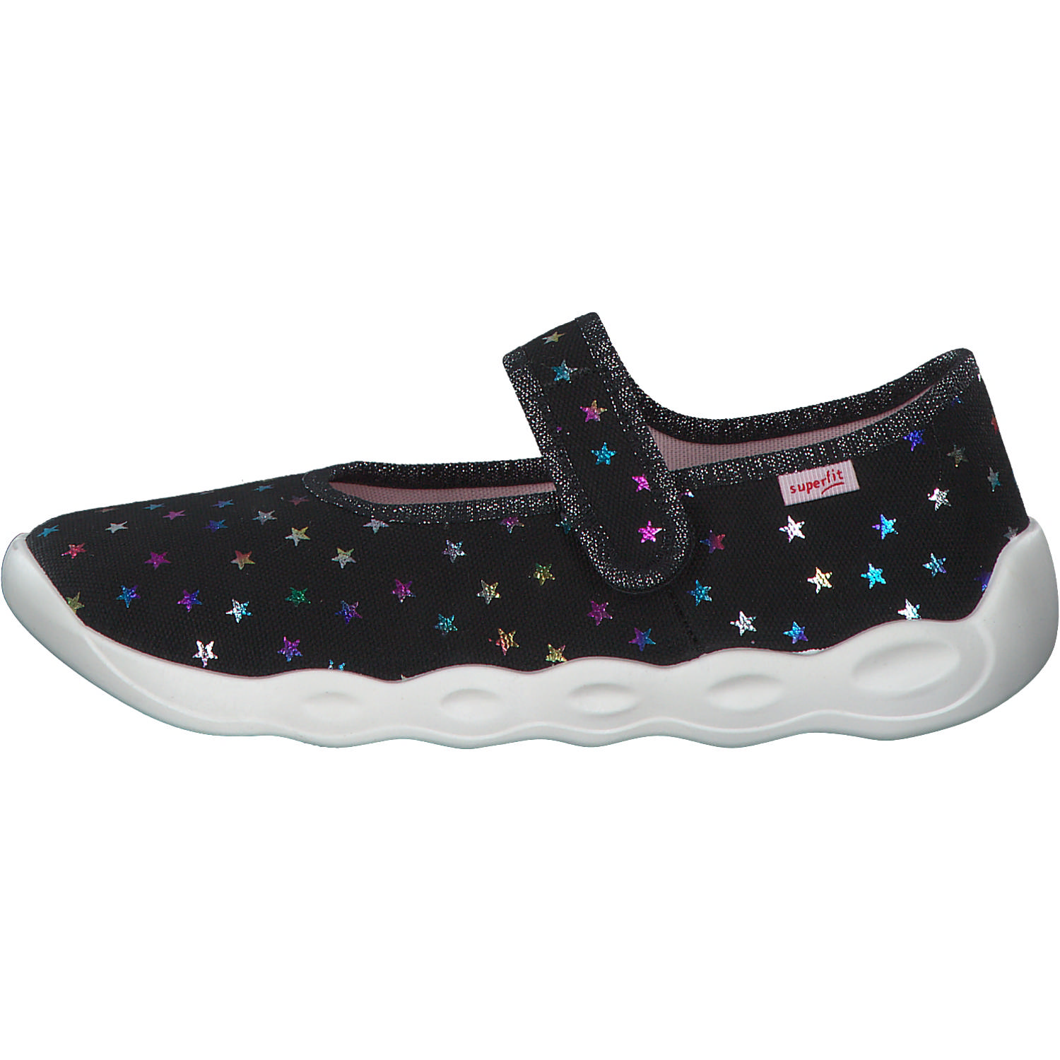 Superfit BUBBLE 06271, Hausschuhe, Kinder, Schwarz